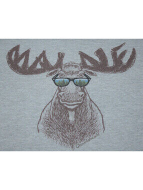 Chowdaheadz Cool Maine T-Shirt Moose XL New England Shirt